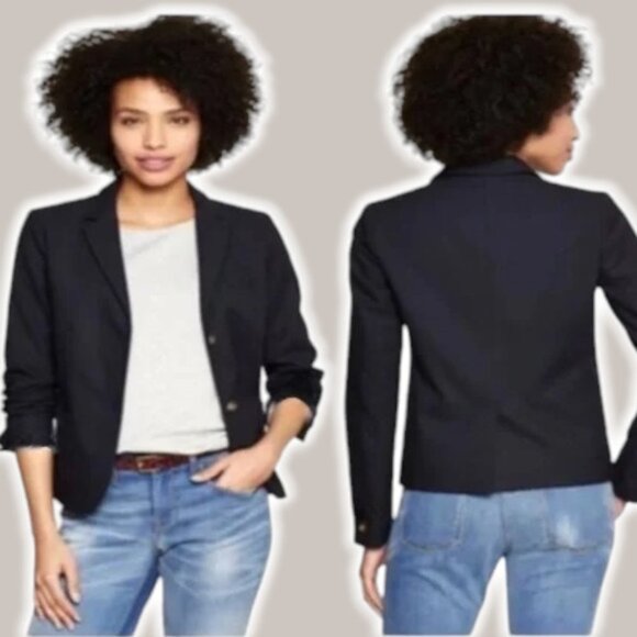 GAP Academy Blazer Sz 2 Tapestry Navy - Picture 1 of 4